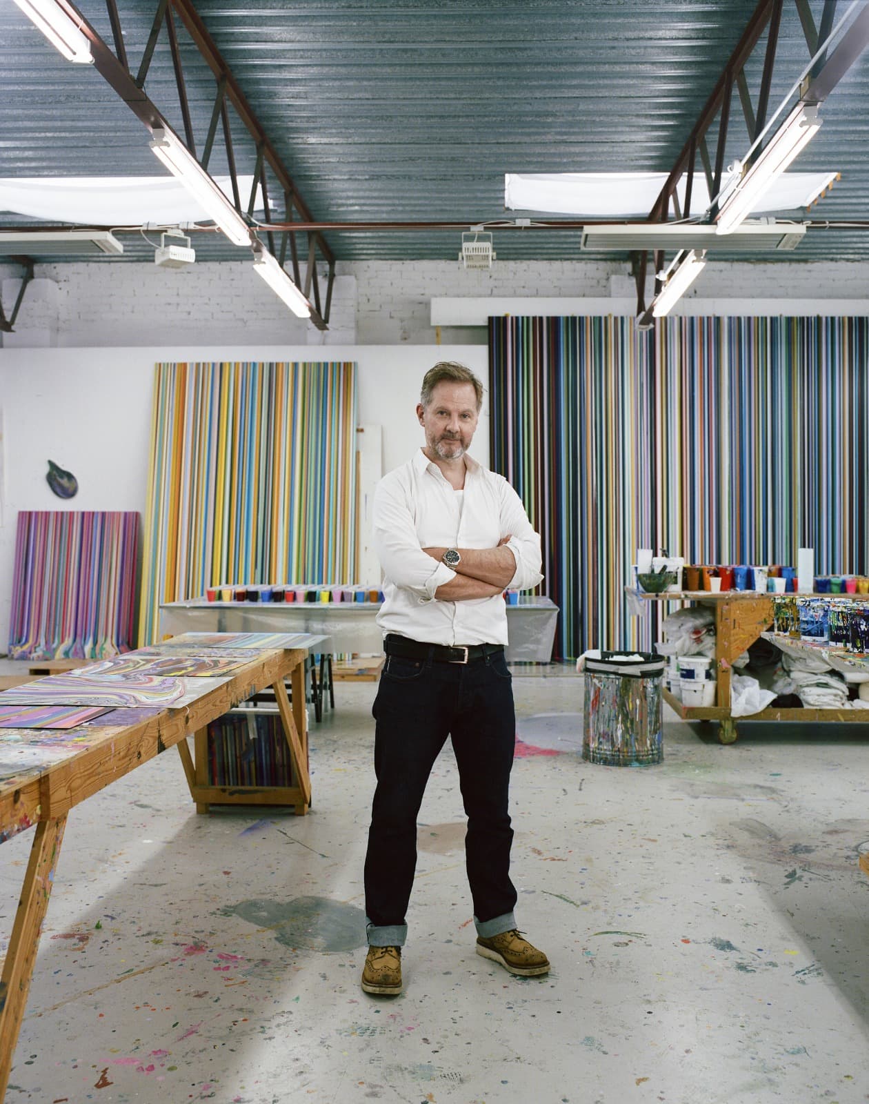 Ian Davenport — portrait