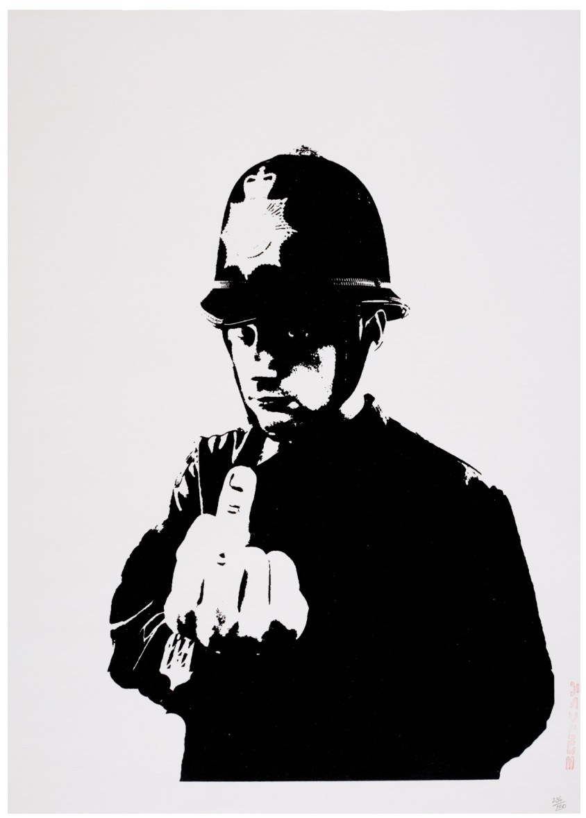 Rude Copper by Banksy