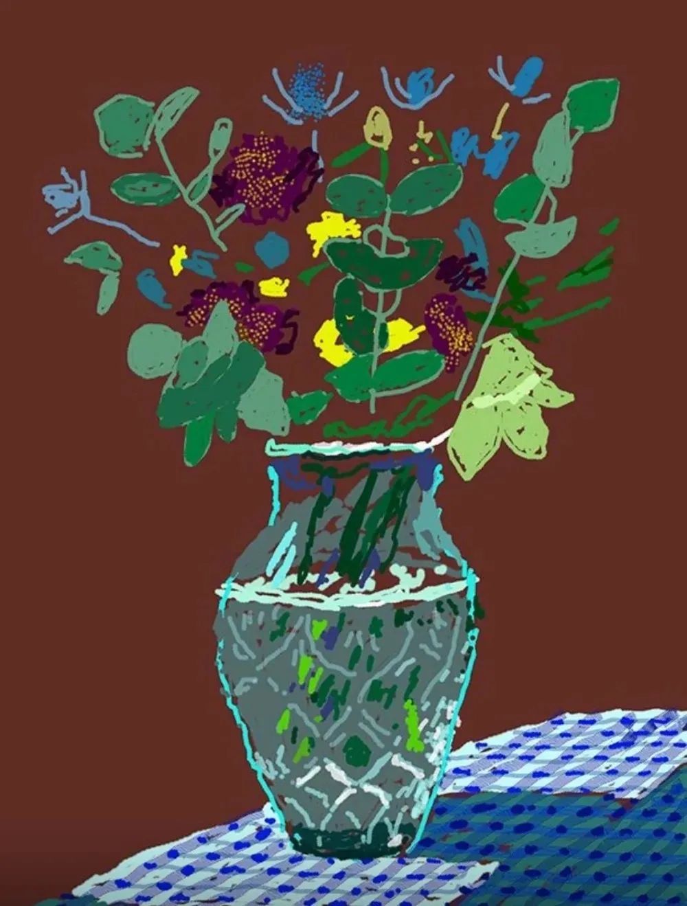 25th March 2021, Flowers on a Table Edge